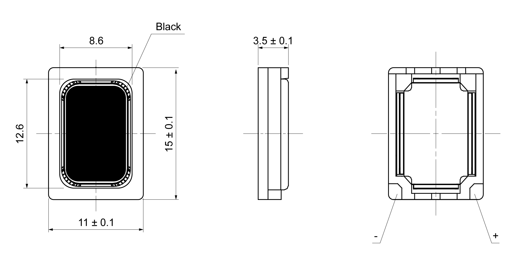 OSR1511E-3.5TB0.7W8A Mechanical Drawing